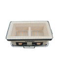 Portable small table top Japanese yakitori ceramic stainless steel bbq grill